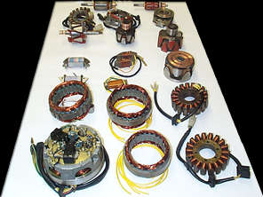 rewinding stators and coils
